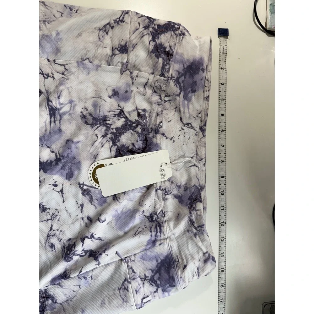 N'vo‎ Layla Skort Lavender Marble Print LivCool UPF 50 Golf Tennis Skirt Med NWT